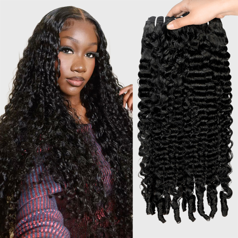 Burmese Curly Human Hair Bundles