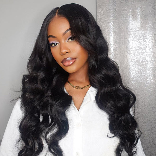 Lolly Invisible HD Wear Go Wigs 5x5 Body Wave Wig Undetectable Invisible 13x4 HD Lace Front Wigs