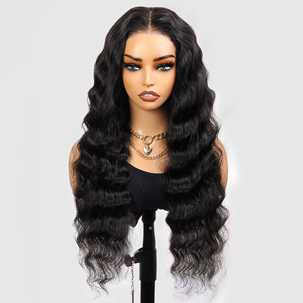 Lolly PartingMax Glueless Wig Loose Deep Wave 7x6 HD Lace Closure Wig Wear & Go Human Hair Wigs