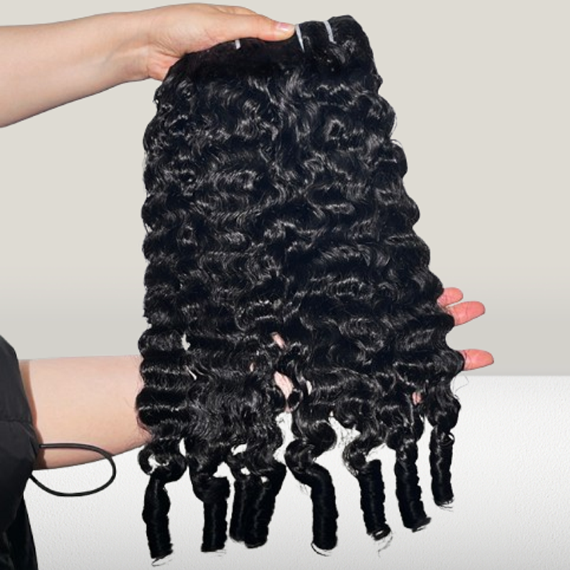 Burmese Curly Human Hair Bundles
