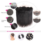 3 Bundles Brazilian Straight Hair with 13x4 Lace Frontal Closure - LollyHair