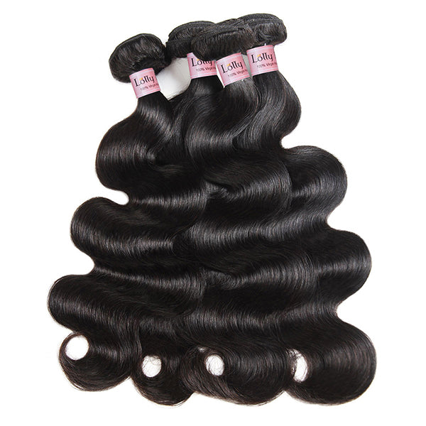 Peruvian Body Wave Bundles 100% Remy Human Hair Extensions Double Machine Weft 3 Or 4 Bundle Deals - LollyHair
