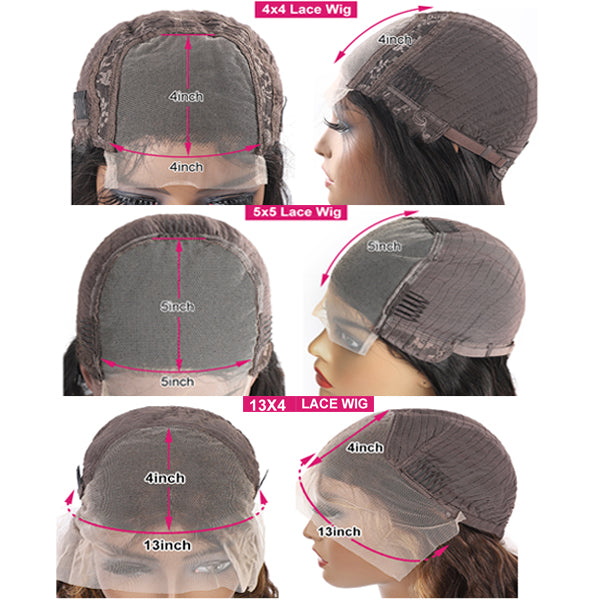 Straight Bob Wig Lace Front Human Hair Wigs Brazilian Bob Frontal Wigs 4x4 5x5 Closure Wig - LollyHair