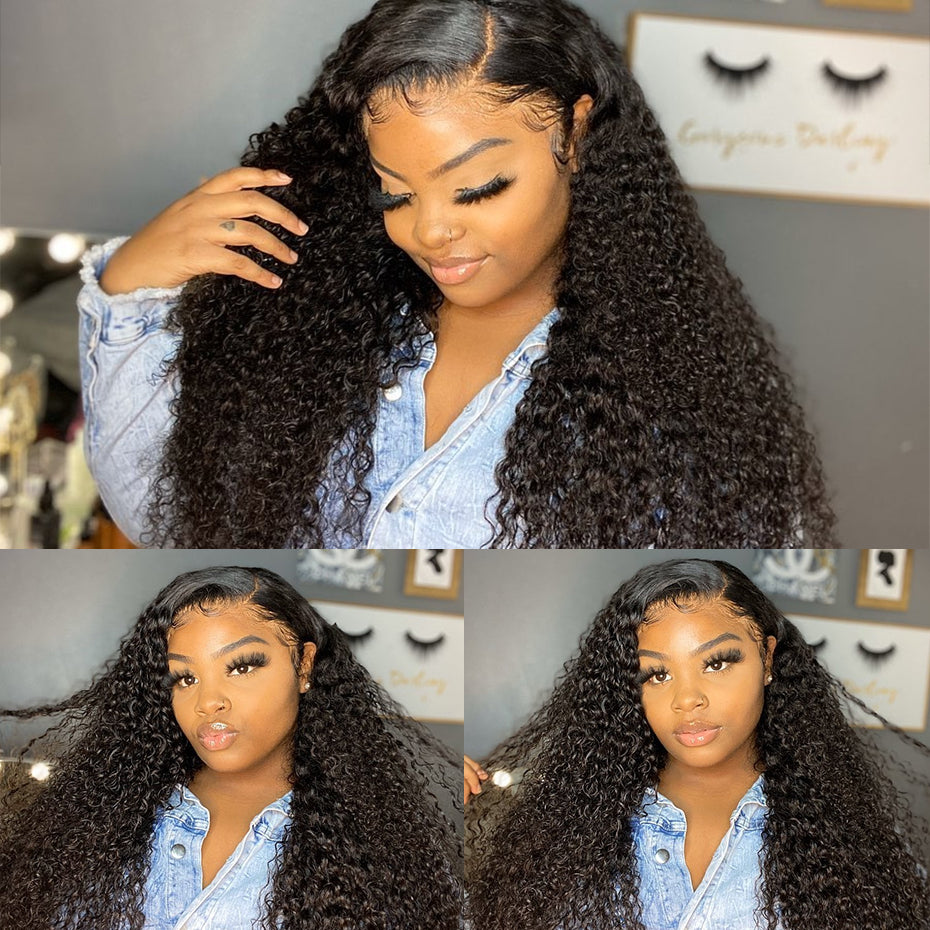 Curly Bundles Kinky Curly Hair Extensions Human Hair Deep Wave Human Hair Bundles - LollyHair