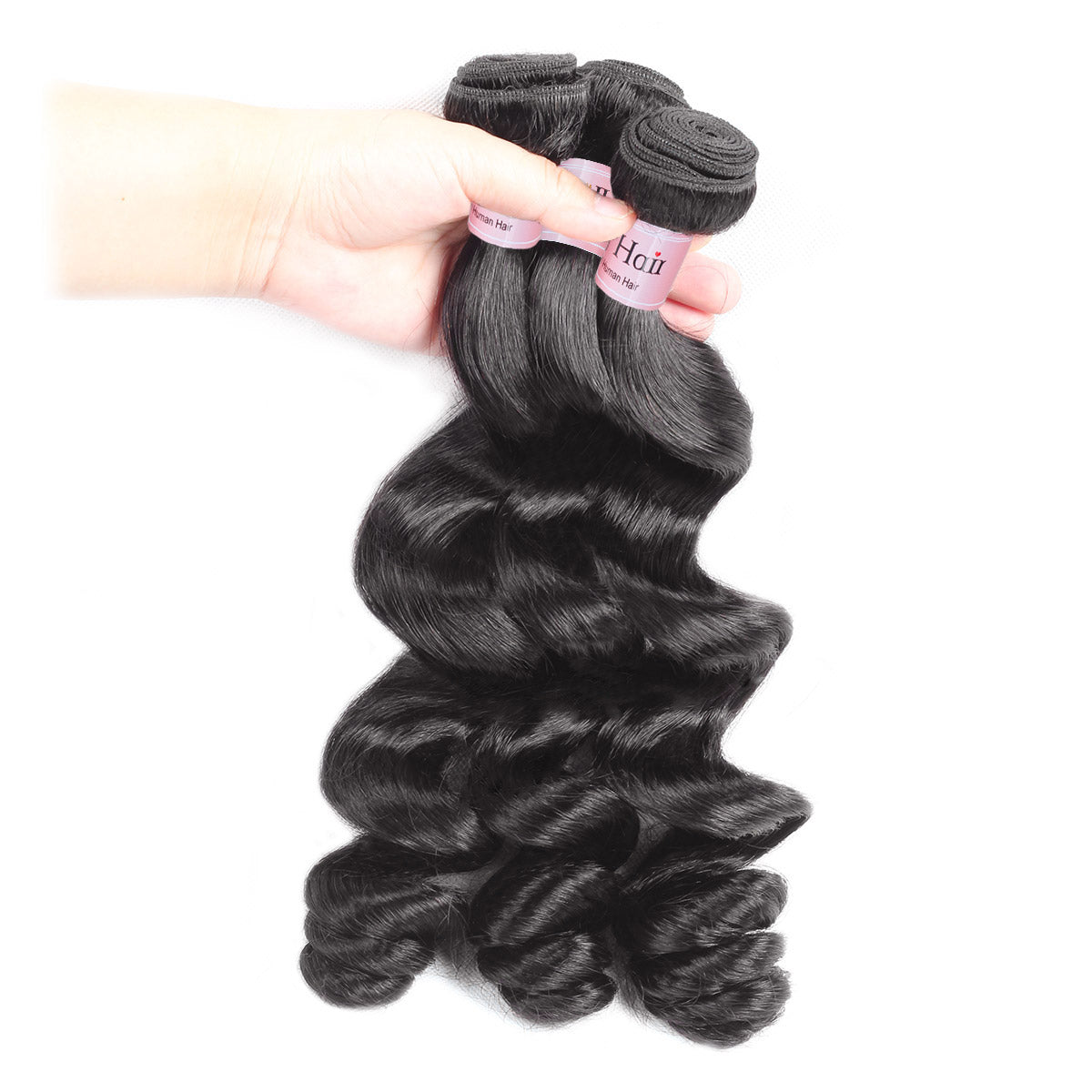 Lolly Hair Loose Wave Virgin Human 9A Indian Hair Extensions 4 Bundle Deals 400g : LOLLYHAIR