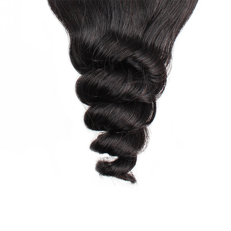 Lolly Hair Peruvian Human Loose Wave Virgin Hair Extensions 9A 4 Bundle Deals 400g : LOLLYHAIR