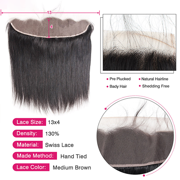 Straight Hair Bundles With Frontal - LollyHair