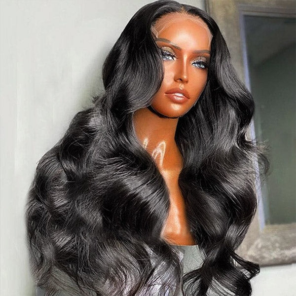 Lolly $100 OFF Body Wave Ready to Wear Glueless Wig 4x4 HD Transparent Lace Closure Wig Human Hair Flash Sale