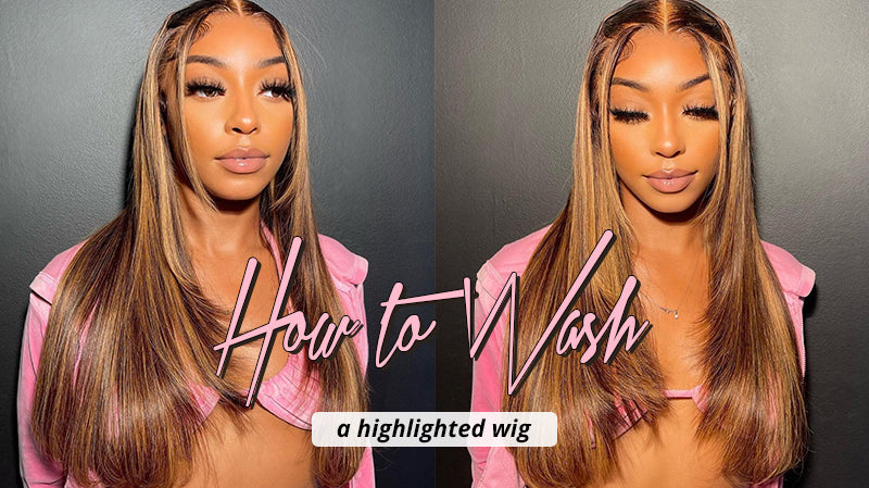 How to wash a highlighted wig