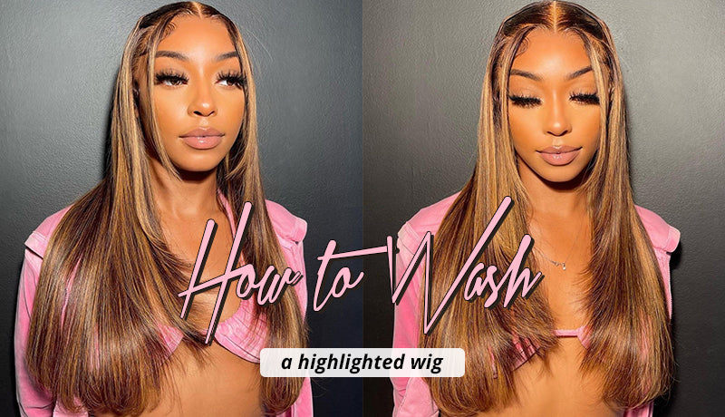 How to wash a highlighted wig