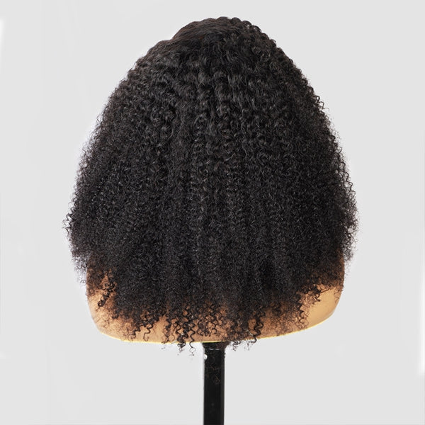 Lolly Afro Kinky Curly Ready to Wear Glueless Wig Pre Plucked Bleached knots Pre Cut 5x5 HD Lace Wigs 13x4 HD Lace Front Human Hair Wigs