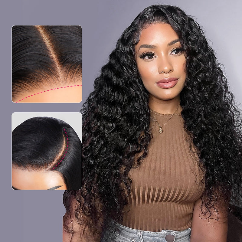 Lolly 30 32 Inch 13x6 HD Transparent Lace Front Wigs 250% Density