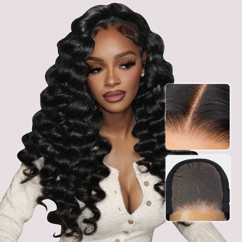 30 40 Inch Loose Deep Wave Glueless Wigs 4x4 5x5 Ready to Wear Closure ...