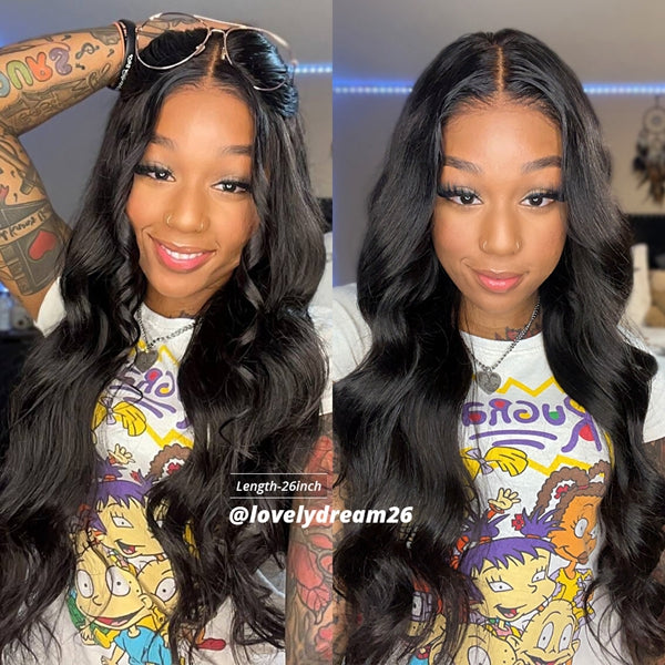 Glueless Wear and Go Human Hair Wigs Pre-plucked Bleached Knots Pre Cut Lace Wig 5x5 HD Lace Closure Wig Body Wave PPB Wigs