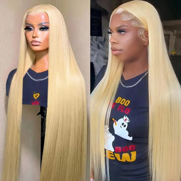 Lolly Overnight Shipping 613 Blonde Straight 13x4 HD Lace Front Wigs