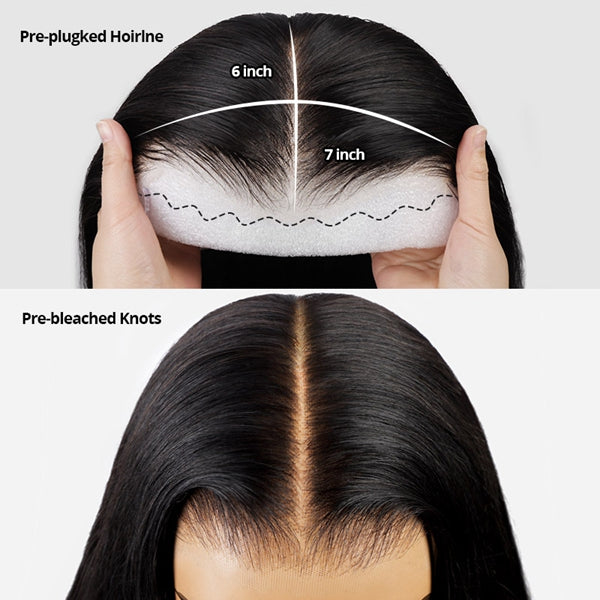 Lolly PartingMax Glueless Wig Deep Wave 7x6 HD Lace Closure Wear & Go Human Hair Wigs