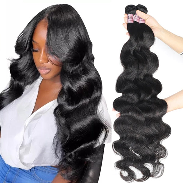 28 Inched Body Wave Human Hair Bundles Weave Straight Human Hair Extensions
