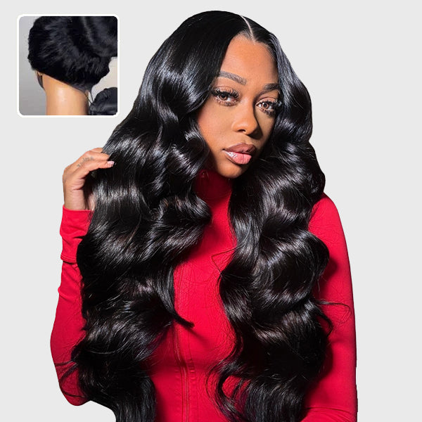 30 32 Inch Body Wave 13x6 HD Full Lace Front Wigs PrePlucked Pre Cut L ...