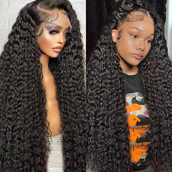 [30"=$189] Lolly 30 36 inch Long 13x4 HD Lace Front Wigs Ready to Wear Glueless Pre Plucked Pre Bleached Knots Human Hair Wigs Flash Sale