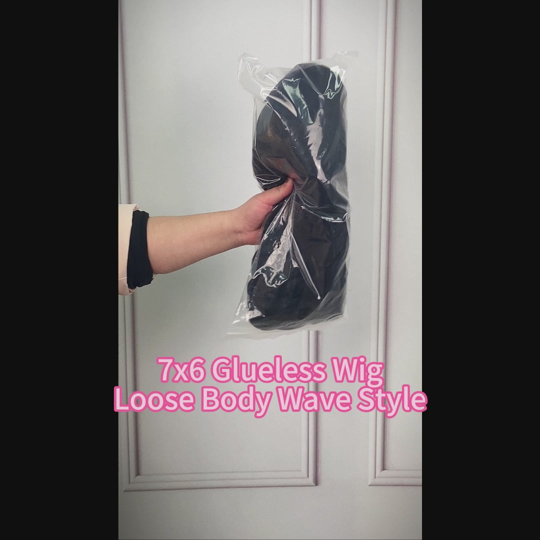 28 inch = $149 ] Lolly 28 30 32 Inch 7x6 Glueless Wear and Go Wig