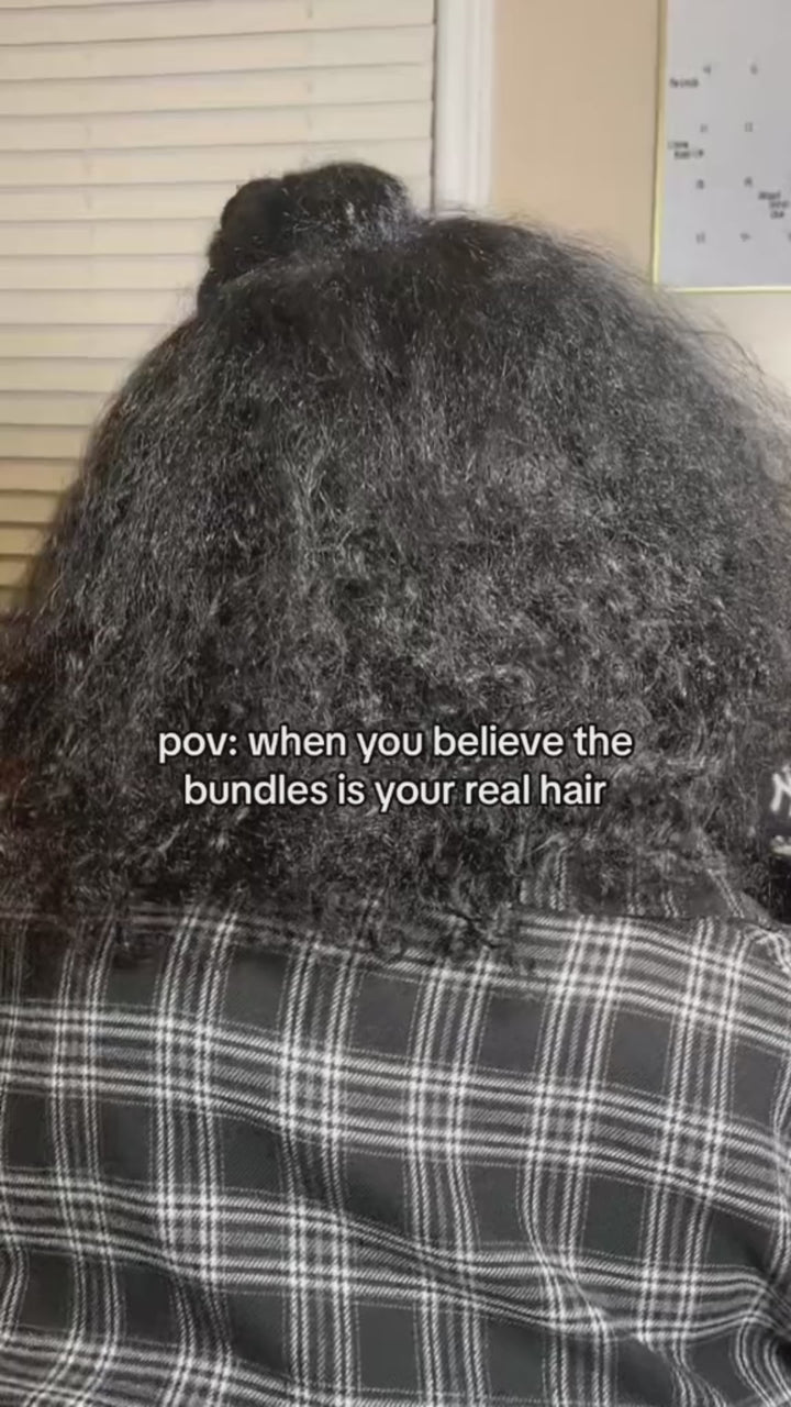 Mongolian Kinky Curly Hair Bundles Human Hair Weave Extensions