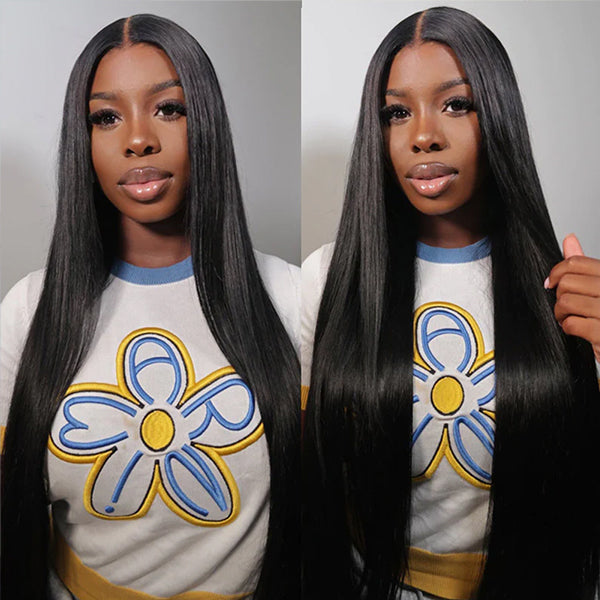 [30"=$189] Lolly 30 36 inch Long 13x4 HD Lace Front Wigs Ready to Wear Glueless Pre Plucked Pre Bleached Knots Human Hair Wigs Flash Sale