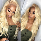 613 Bundles Body Wave with Closure Brazilian Blonde Human Hair Bundles and Closures - LollyHair