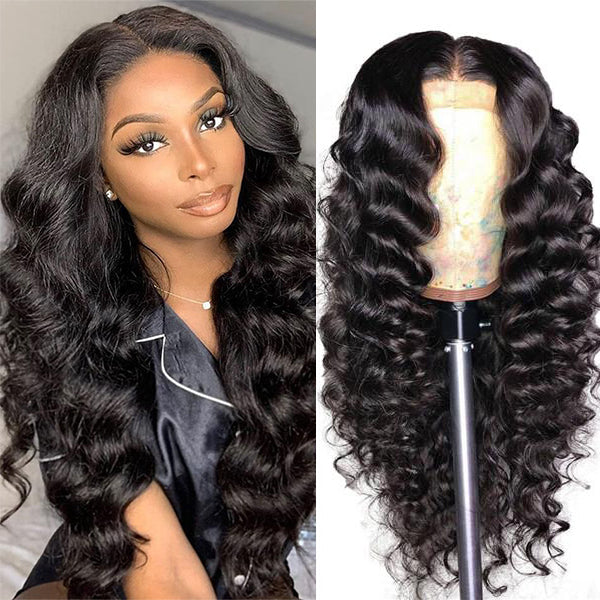 Loose Deep Wave Lace Front Wigs Human Hair 180% Density 13x4 Hd Lace Front Wigs for Women