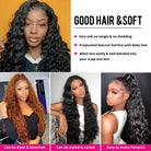 13x4 Water Wave Hair 30 inch Human Hair Lace Front Wigs for Black Women - LollyHair