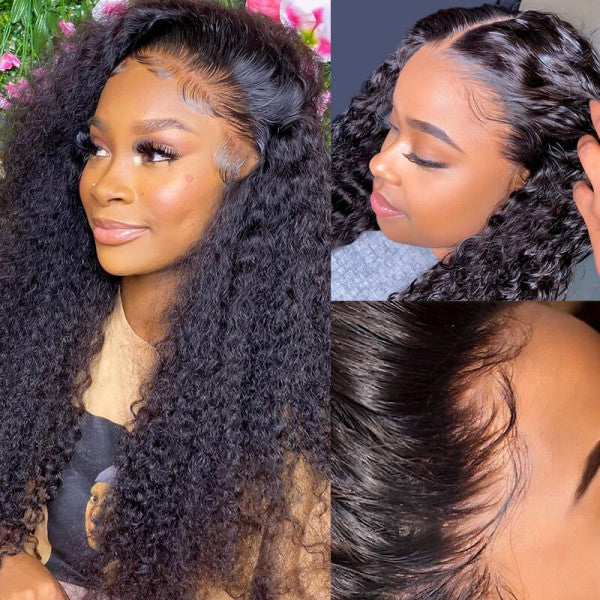 13x6 Deep Wave Frontal Wig Hd Glueless Lace Front Wigs 30 Inch Human Hair Wigs