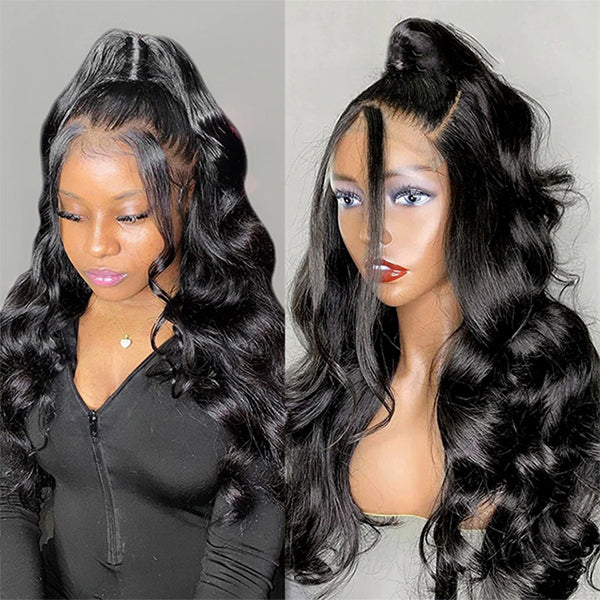 13x6 Hd Lace Frontal Wig 250% Density Loose Deep Wave Lace Front Human Hair Wigs