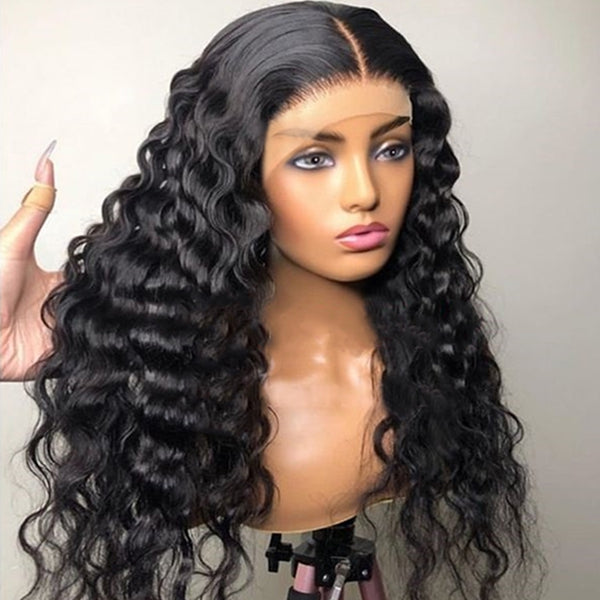 13x6 Lace Wig 250% Density Loose Wave Human Hair Wigs Pre Plucked HD Lace Frontal Wigs