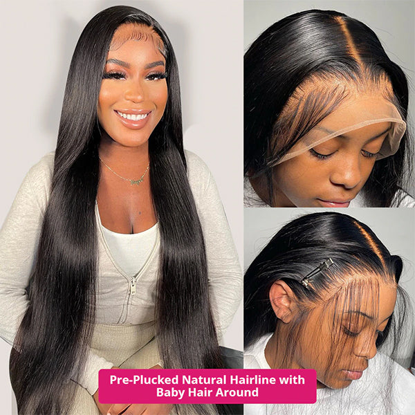 Straight Lace Front Wig 13x6 HD Lace Frontal Human Hair Wigs For Women
