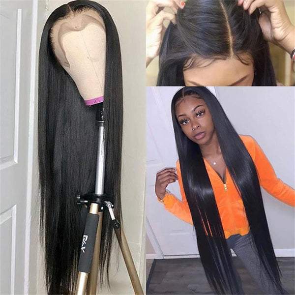 13x4/13x6 Lace Front Human Hair Wigs 8-30 Inch Straight Lace Frontal Wig 4x4 Closure Wig - LollyHair