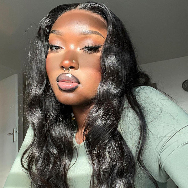 Glueless Body Wave Lace Front Wig 28inch 13x4 Wig Same With Influencer @sand.bby