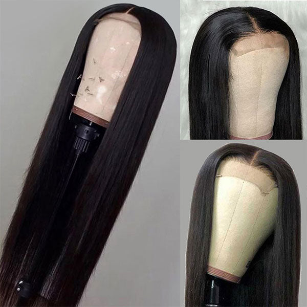 13x4 Straight Lace Front Human Hair Wigs for Women 4x4 Closure Wig Pre Plucked - LollyHair