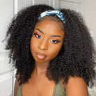 Glueless Afro Kinky Curly Headband Wig Human Hair for Women Brazilian Hair Wigs - LollyHair