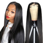 250 Density Lace Wig Bone Straight Lace Front Human Hair Wigs 13x4 Lace Front Wig - LollyHair