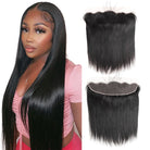 20 22 inch Straight Lace Frontal Closure HD Transparent Lace Frontal Pre Plucked - LollyHair