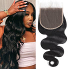 22 24 26 inch 5x5 HD Transparent Lace Closure Deep Part Body Wave Human Hair Closure - LollyHair