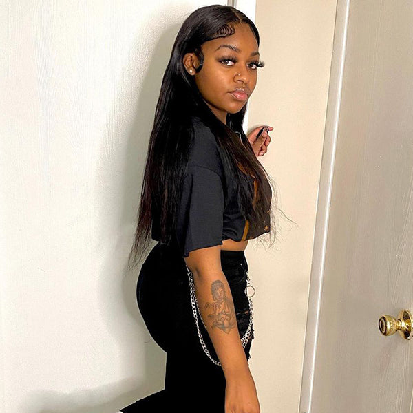 26 inch Straight Lace Front Wig 180% density Shop Same with Influencer@renda.dolll