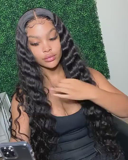 Loose Deep Wave Wig 13x6 Lace Front Wig 30 Inch Human Hair Wigs For Black Women lace Frontal Wig