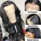 30inch Long Body Wave Wig Transparent Lace Frontal Wigs T Part Body Wave Lace Front Wig - LollyHair