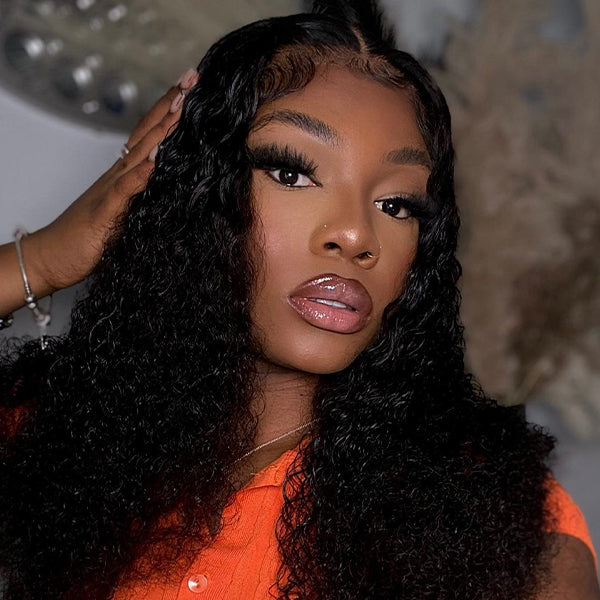 30 inch Curly Lace Front Wig HD Transprent Lace Frontal Wig Same Wig with influencer @edendale_18