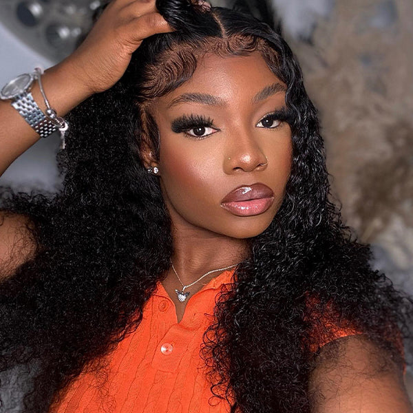 30 inch Curly Lace Front Wig HD Transprent Lace Frontal Wig Same Wig with influencer @edendale_18