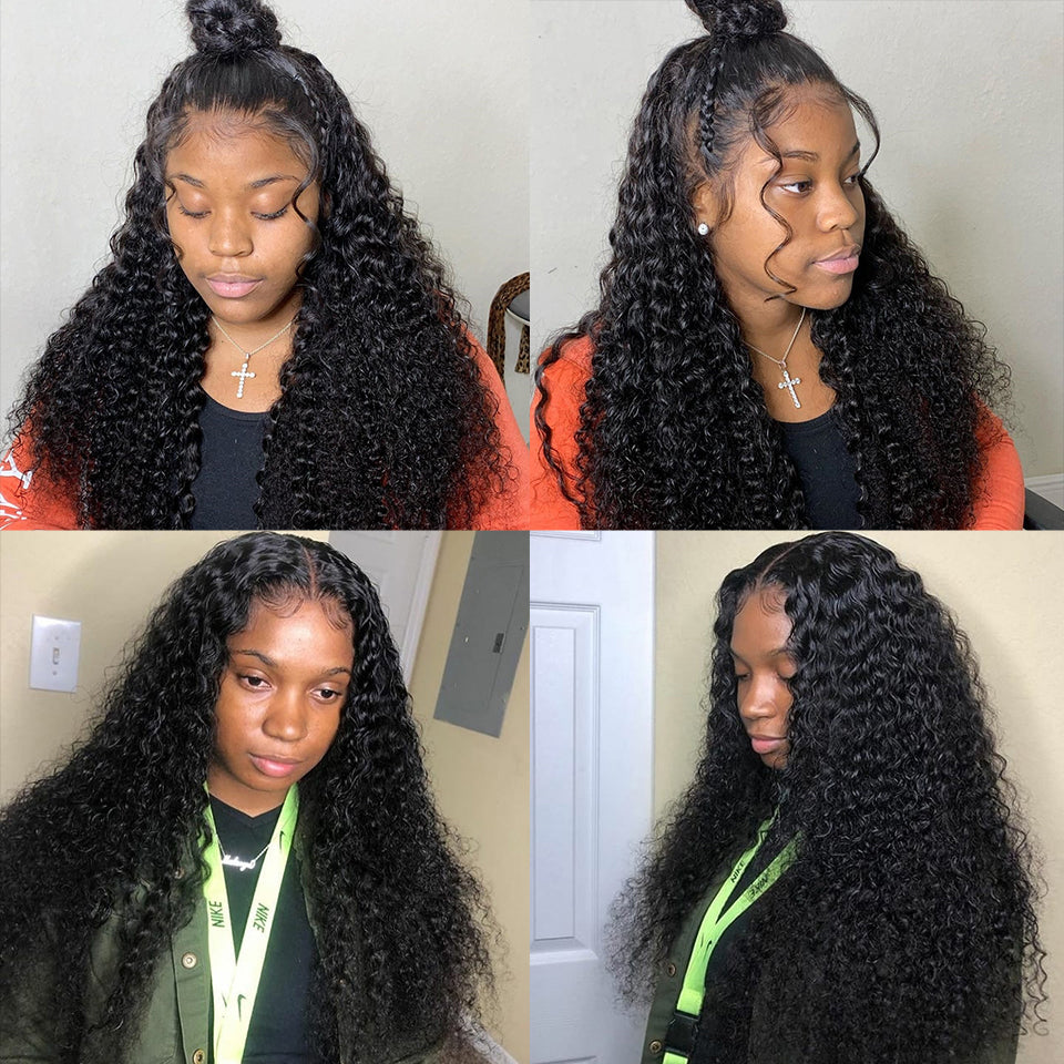 Curly Bundles Kinky Curly Hair Extensions Human Hair Deep Wave Human Hair Bundles - LollyHair
