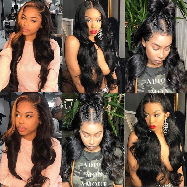 Ship from US Warehouse] Body Wave 3 Bundles with Closure Brazilian