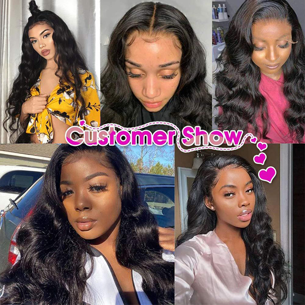 Body Wave Lace Front Wig 28 30 Inch Human Hair Lace Frontal Wigs for Black Women - LollyHair