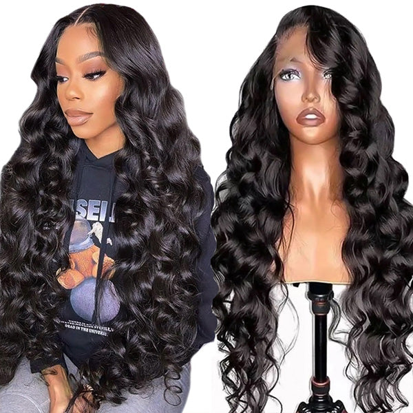 5x5 HD Closure Wig 250 Density Loose Wave Human Hair Wigs for Women 30 inch Lace Closure Wig