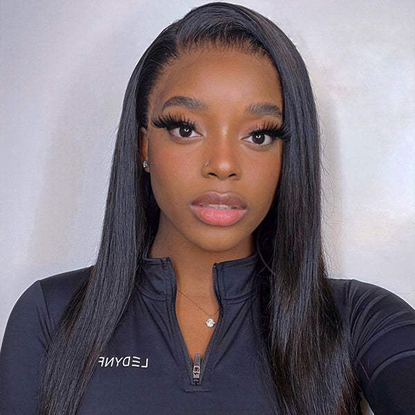 Straight Lace Frontal Wig 26inch 13x4 HD Transparent Lace Front Wig Same Hair with Influencer @jkn__